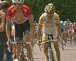 Frank Schleck pendant la dixième étape du Tour de France 2008